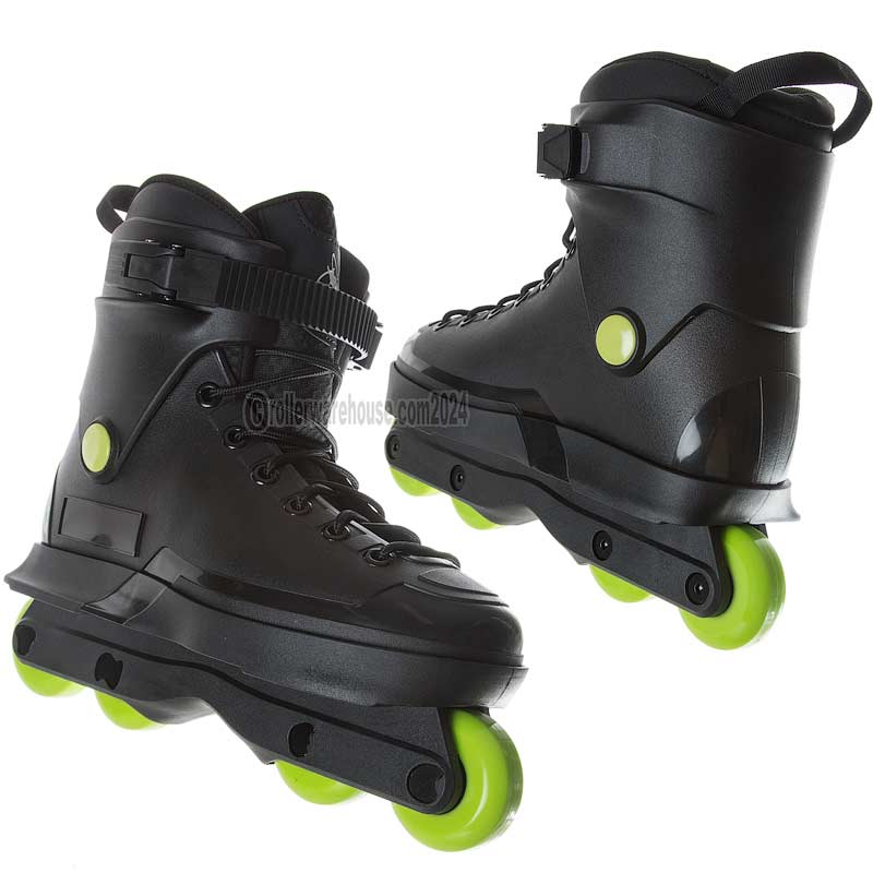 TNEC 58 Black/Green Skates