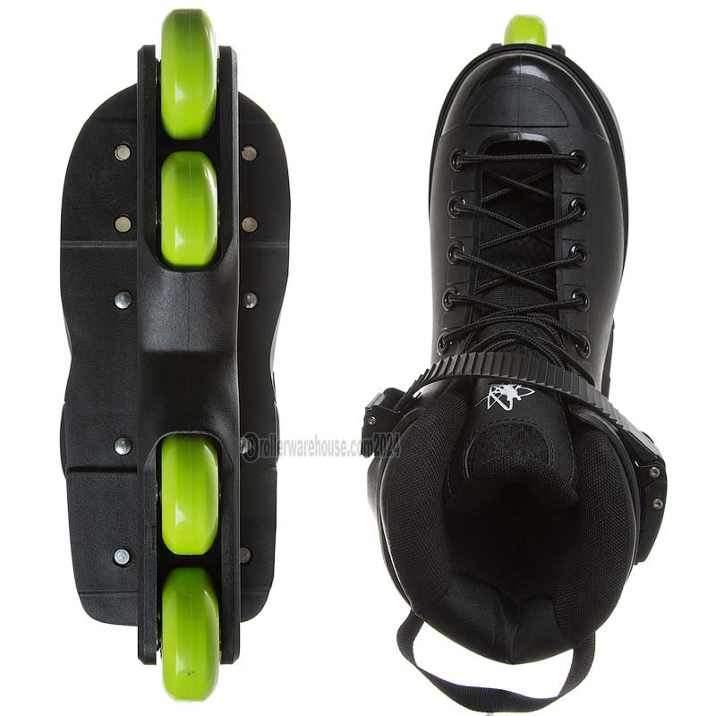 TNEC 58 Black/Green Skates