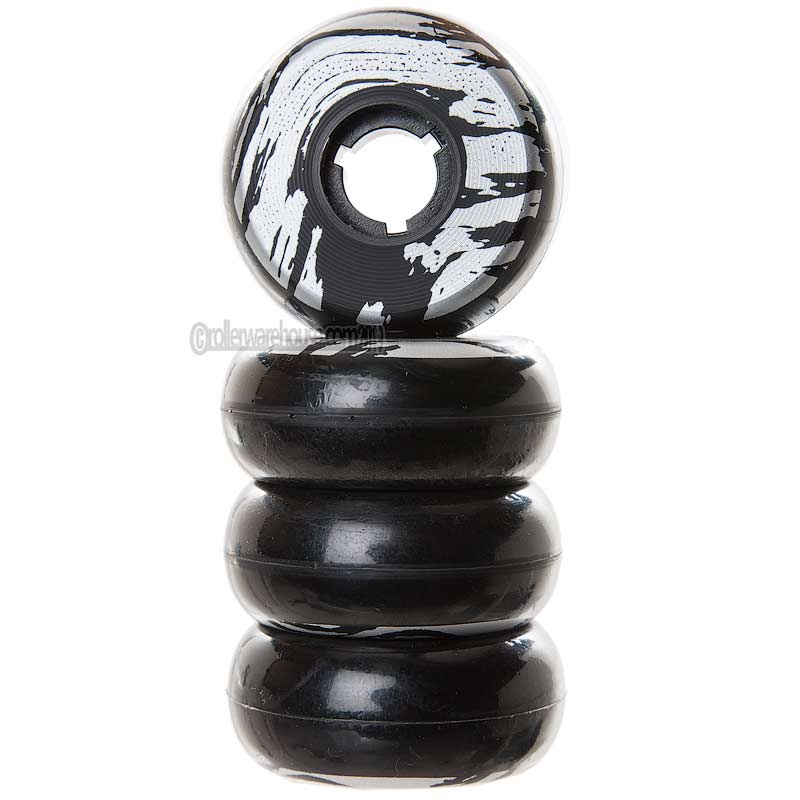 Dead Black/Silver 58mm 95a (4-Pack)