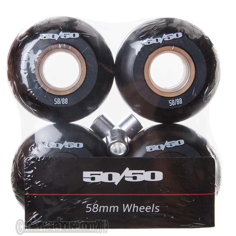 50/50 58mm 88a Black (4-Pack)