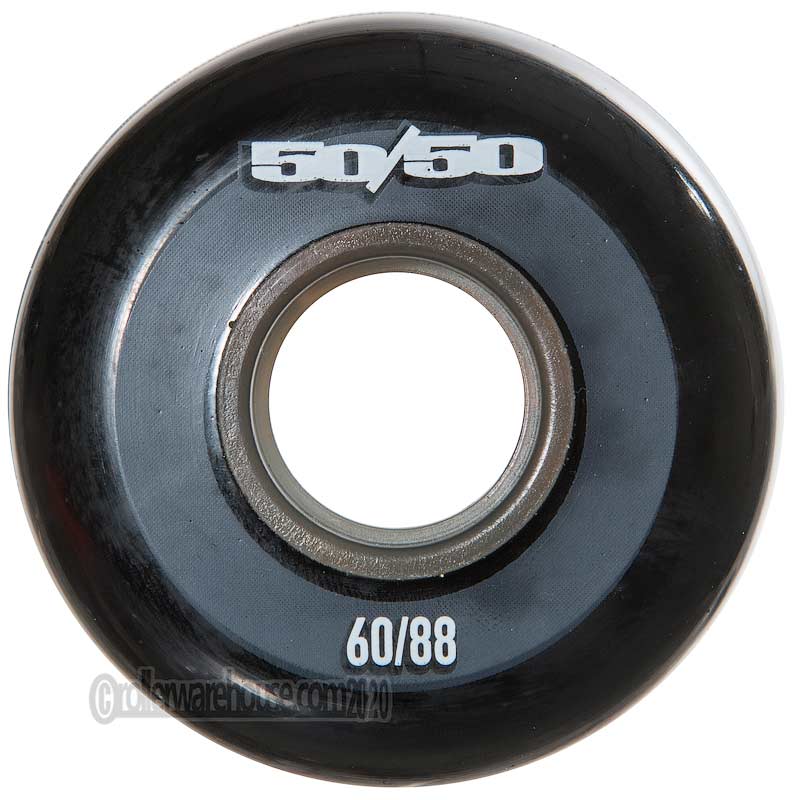50/50 60mm 88a Black (4 Pack)