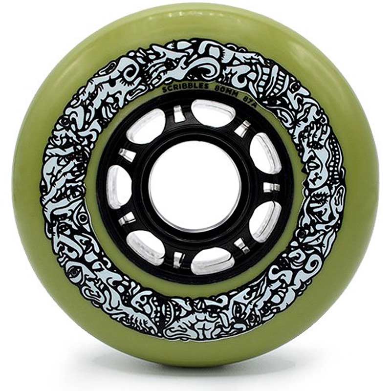 Mushroom Blading Scribbles 80mm 87a (8-Pack)