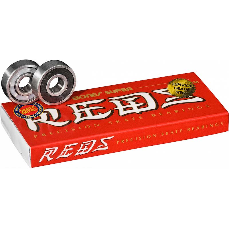 Bones Super Reds Bearings (8-Pack)