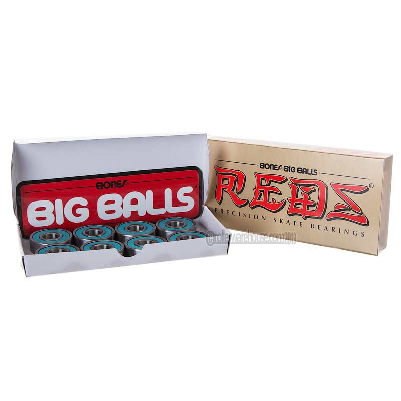 Bones Big Balls Reds Bearings (8-Pack)