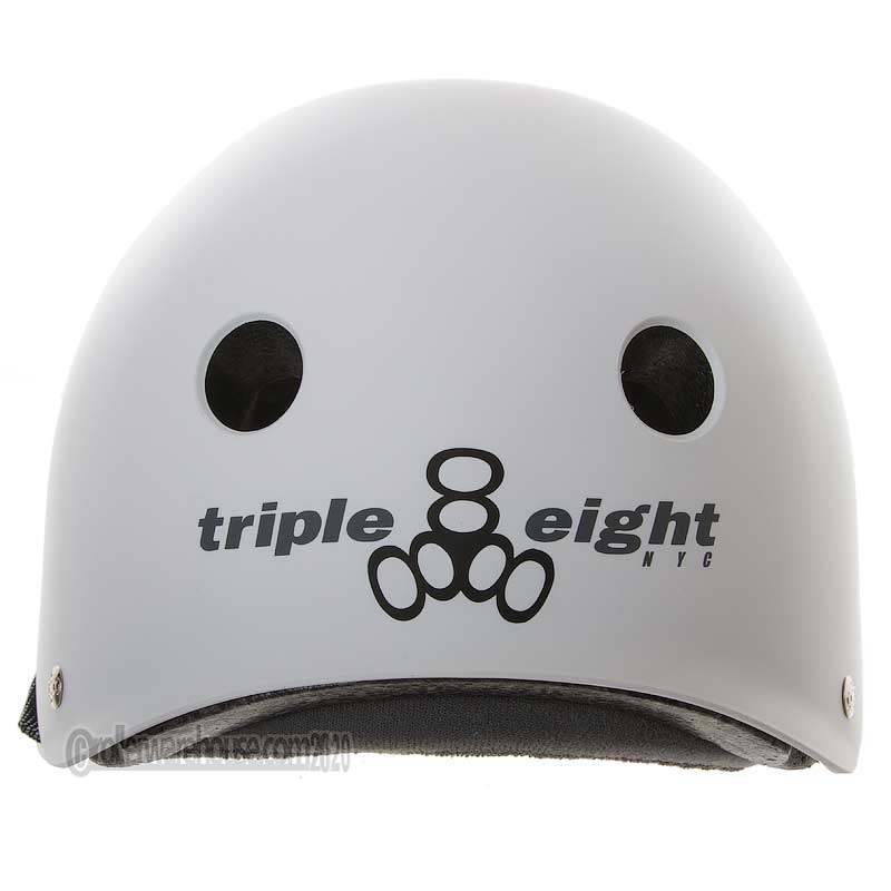 Triple 8 Certified Sweatsaver Helmet White