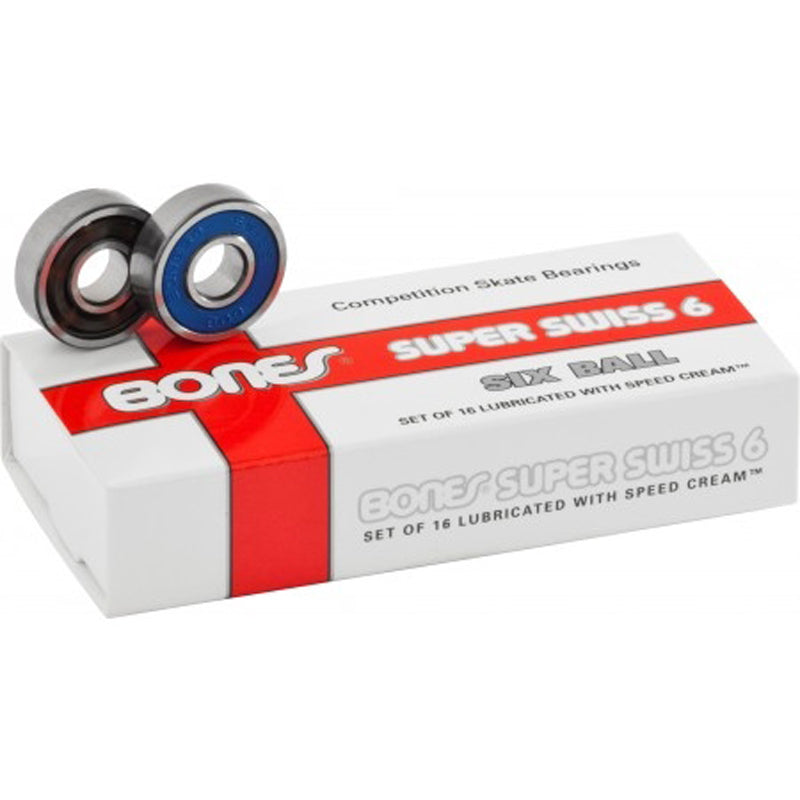 Bones Super Swiss 6 Bearings (16-Pack)