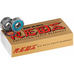 Skate Builder: Bearings 1 (Bones Big Balls Reds Bearings (16-Pack)