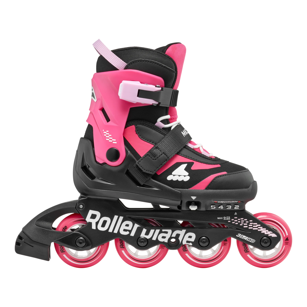 Rollerblade Microblade Junior Black/Pink Skates 2025