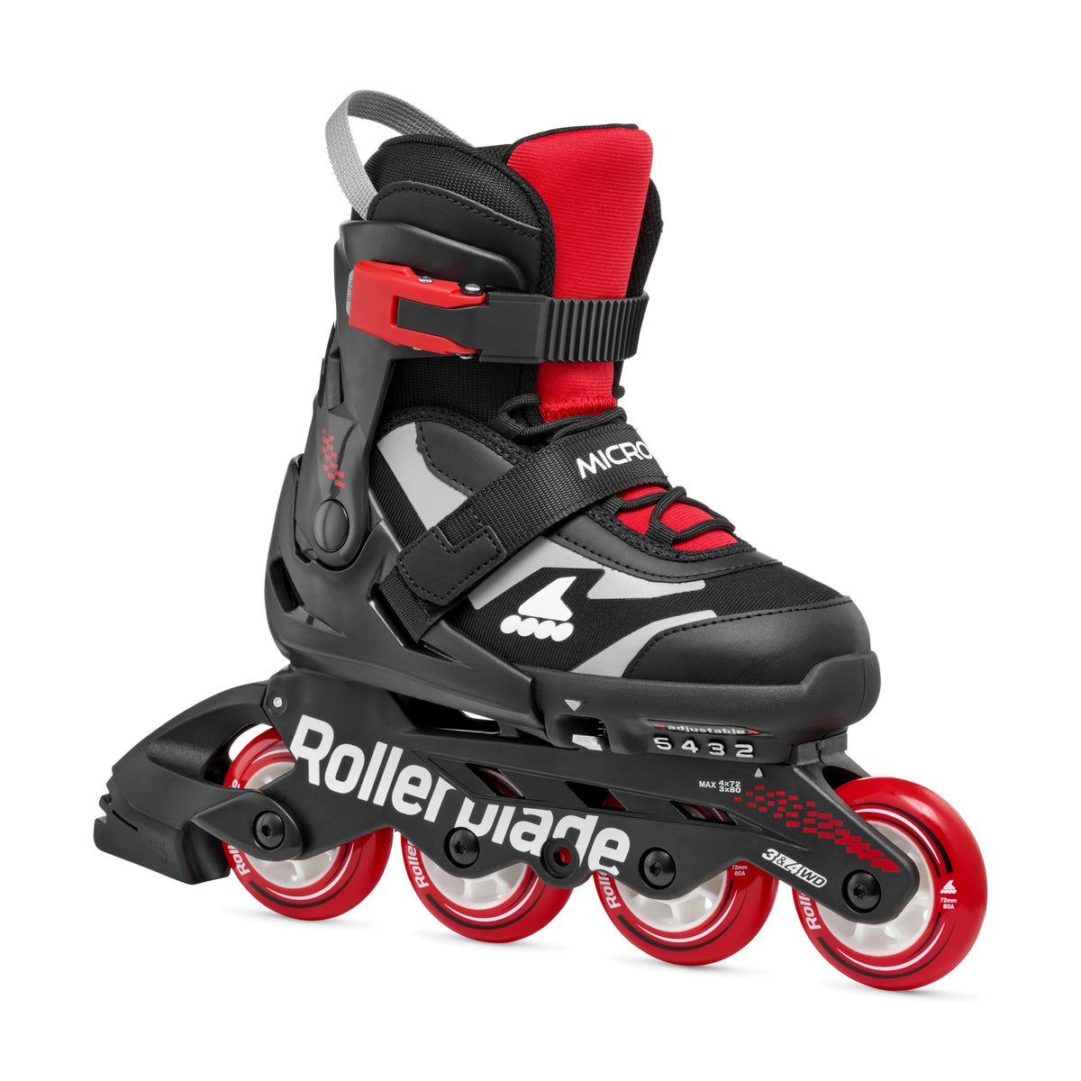 Rollerblade Microblade Junior Black/Red Skates 2025
