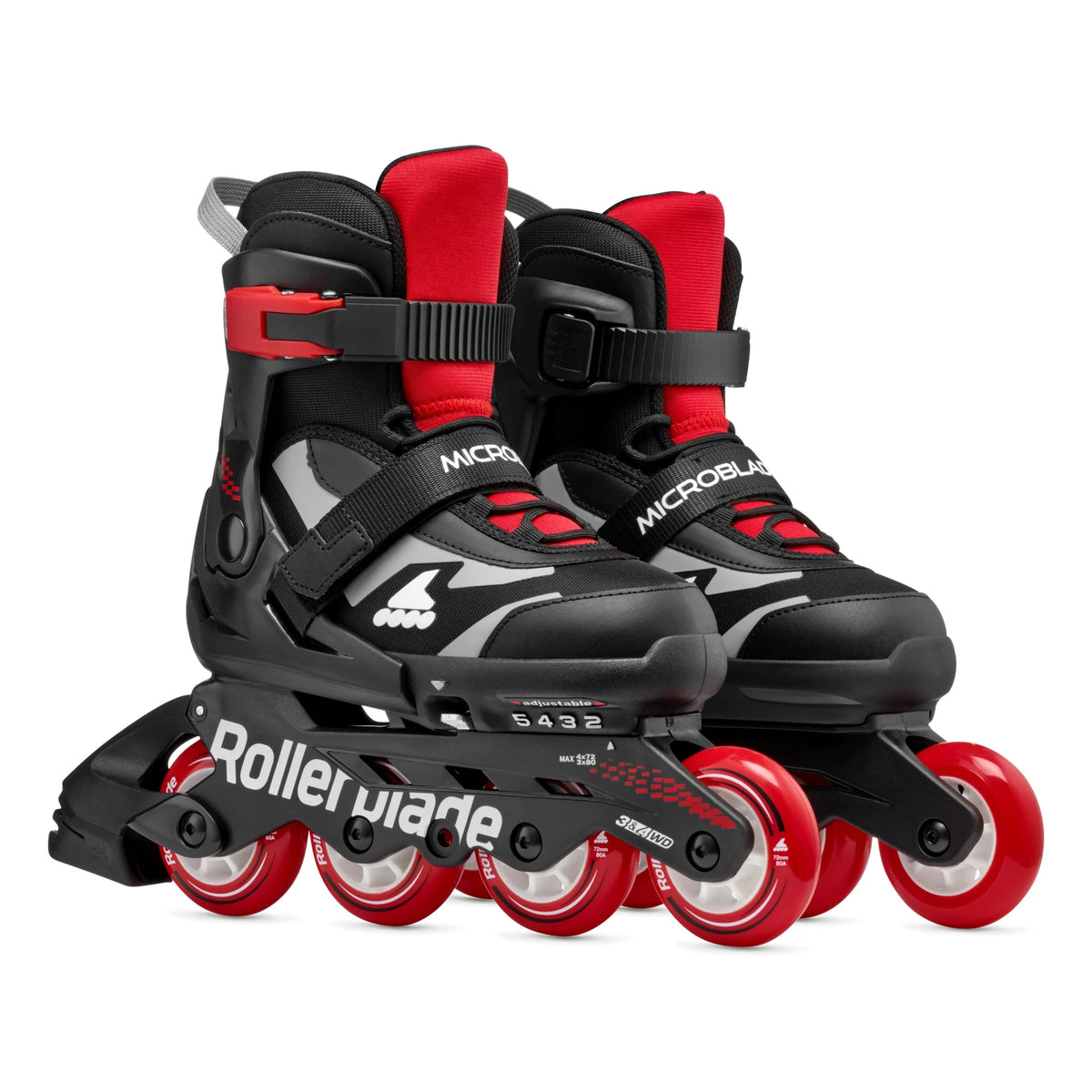 Rollerblade Microblade Junior Black/Red Skates 2025