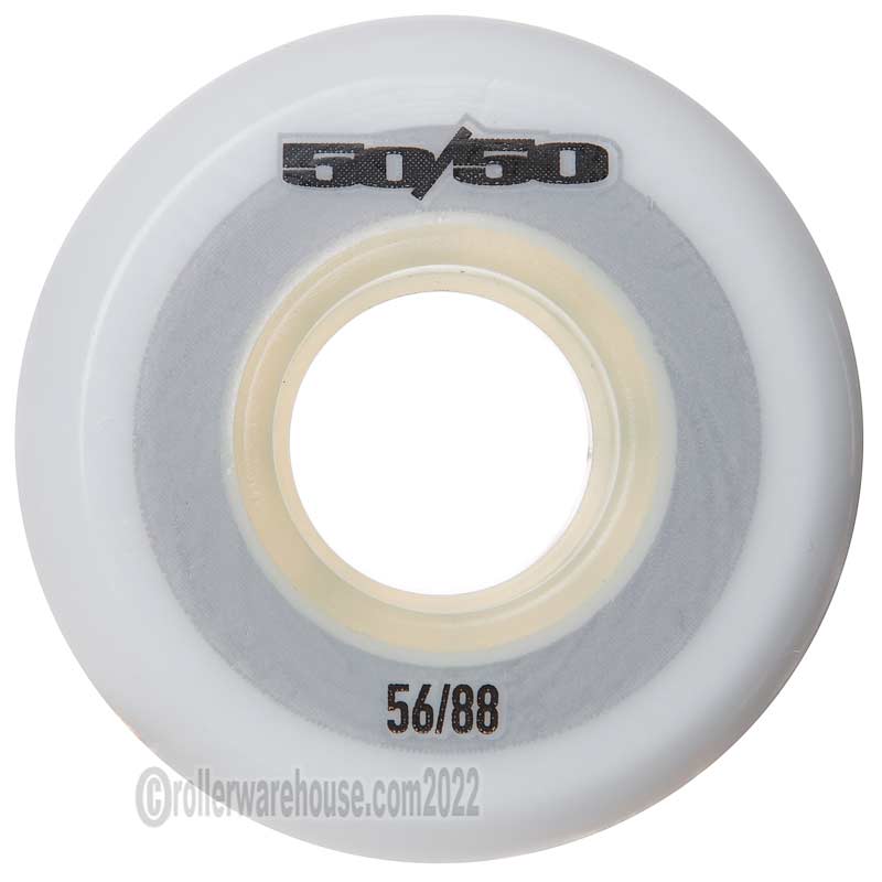 50/50 56mm 88a White (4-Pack)