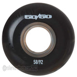 50/50 58mm 92a Black (4-Pack)