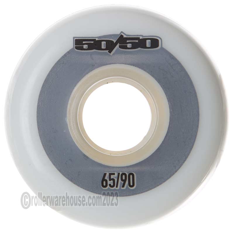 50/50 65mm 90a White (4-Pack)