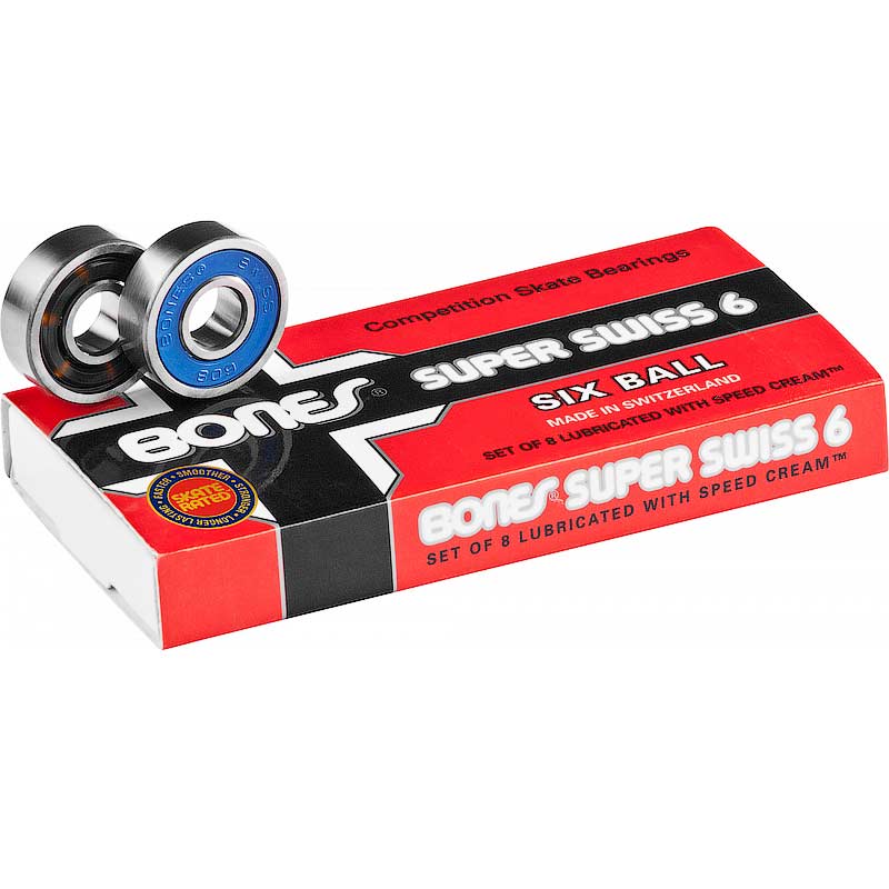 Bones Super Swiss 6 Bearings (8-Pack)