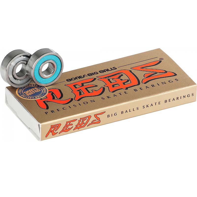 Bones Big Balls Reds Bearings (8-Pack)