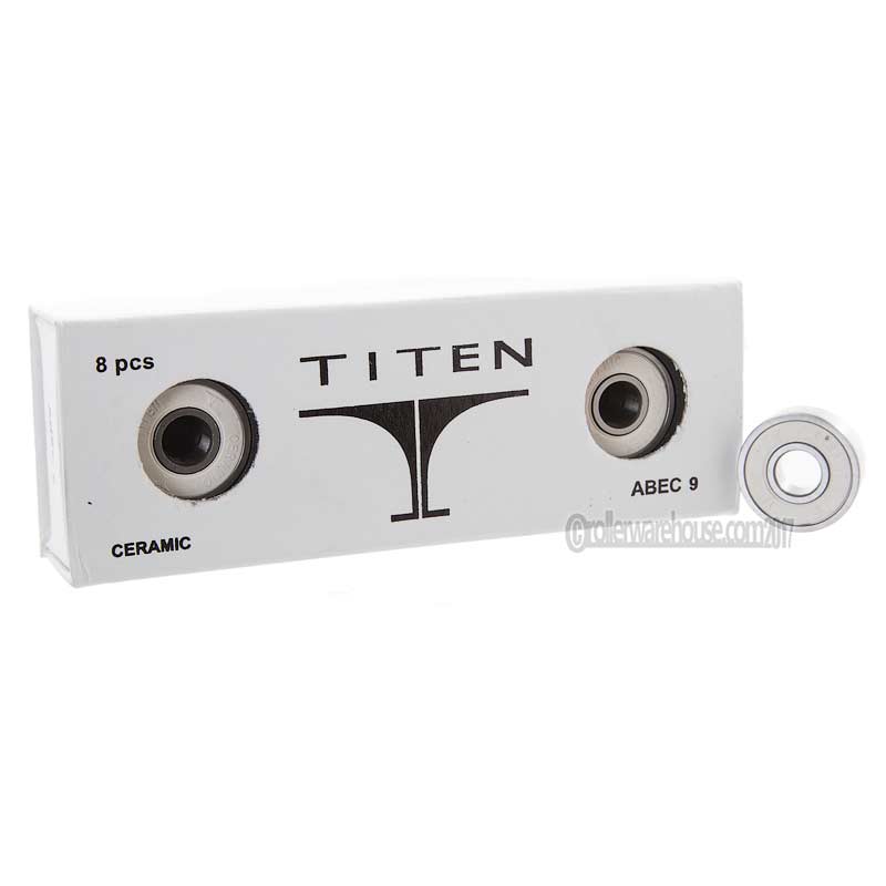 Titen Ceramic Abec 9 Bearings (8-Pack)
