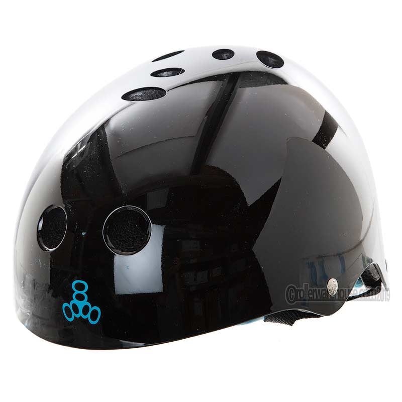 Triple 8 Certified Sweatsaver Helmet Gloss Black