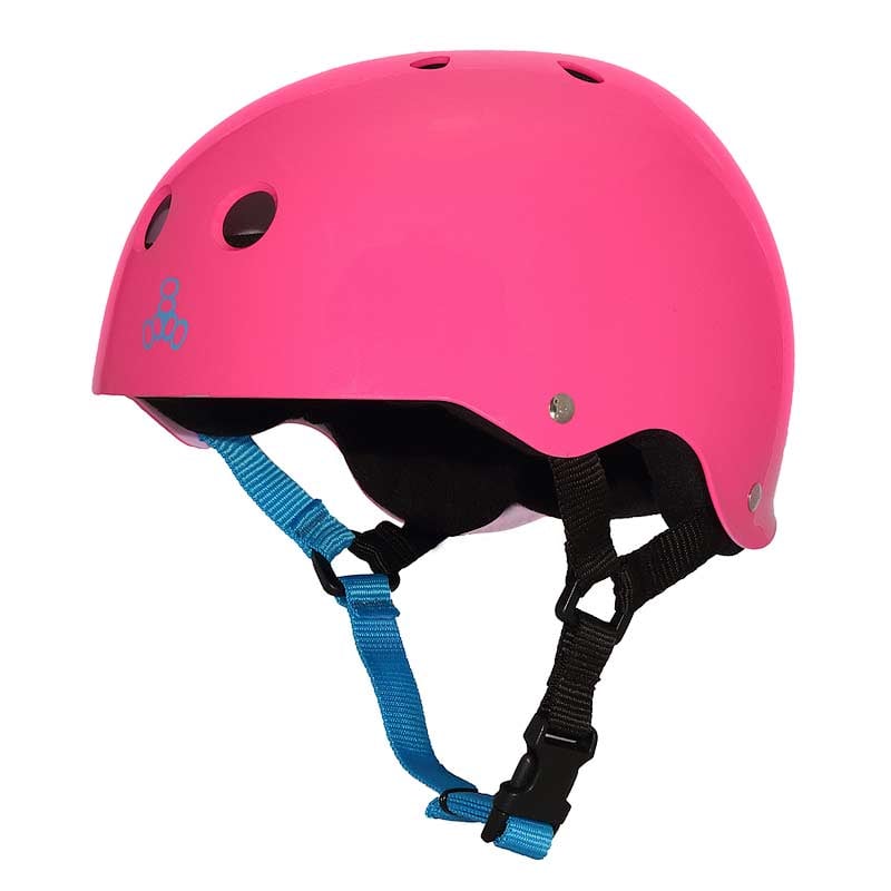 Triple 8 Pink/Blue Sweatsaver Helmet
