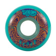 A green urethane skate wheel with an orange and purple graphic and text that reads "DREAM" and "KRAFT". The wheel is featured on a white background.