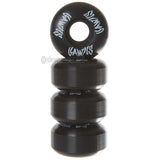 White Gawds skate wheels on a white background