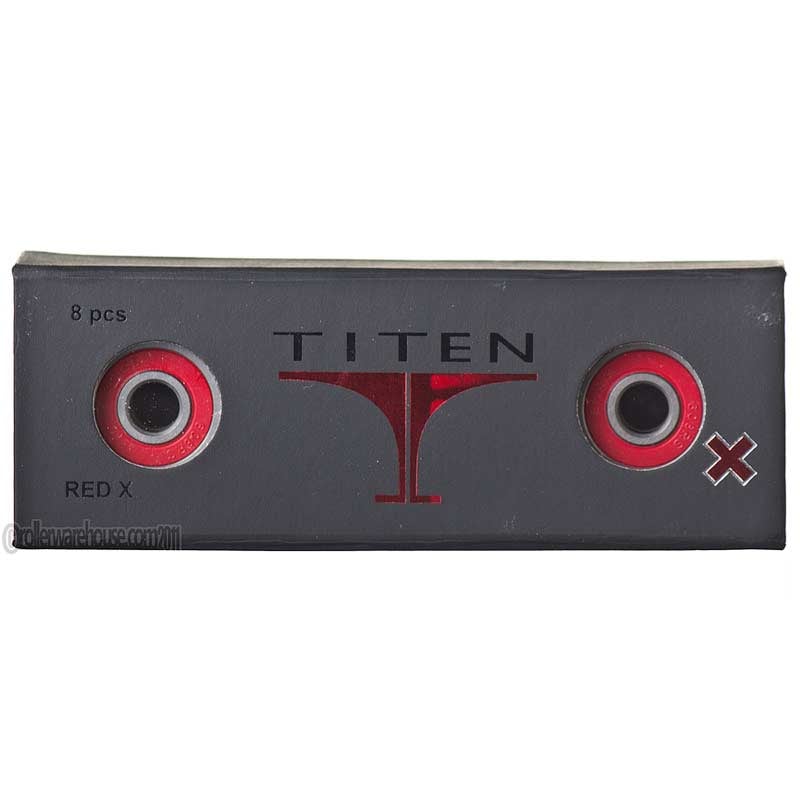 Titen Red X Swiss Bearings (8-Pack)