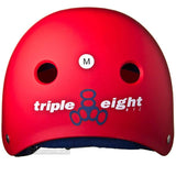 Triple 8 Red/Navy Sweatsaver Helmet