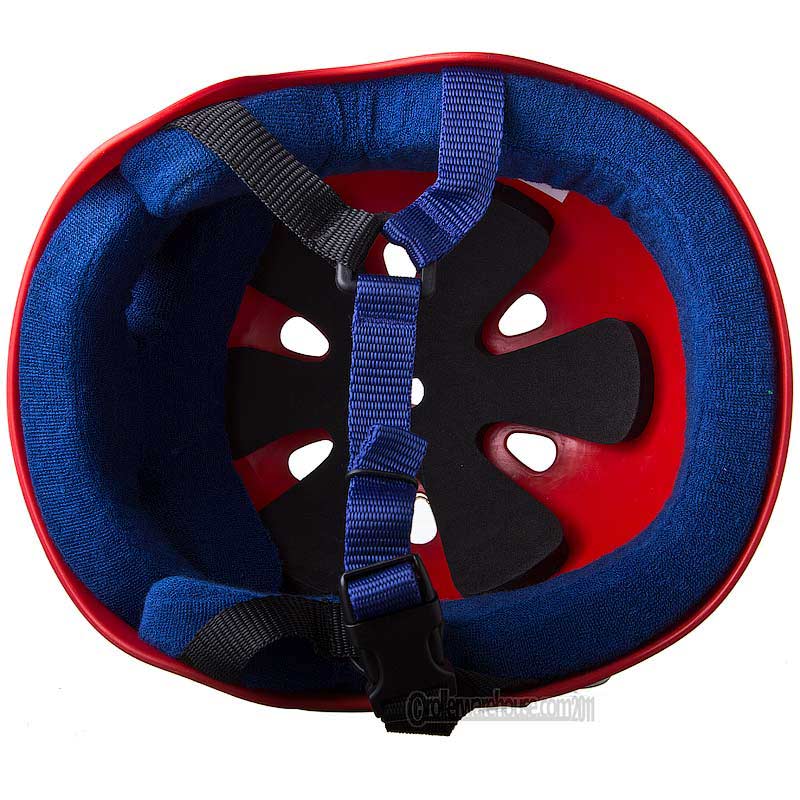 Triple 8 Red/Navy Sweatsaver Helmet