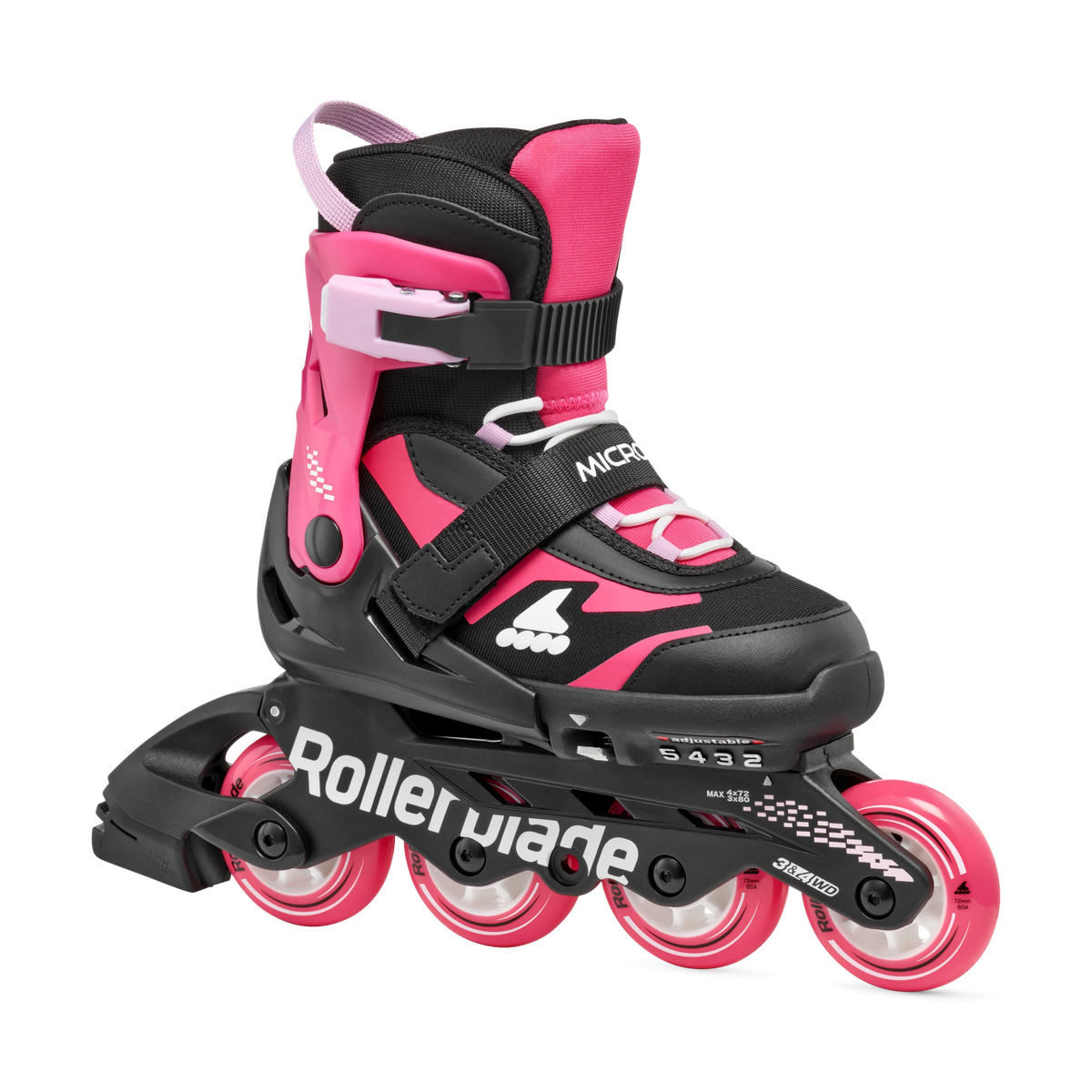 Rollerblade Microblade Junior Black/Pink Skates 2025