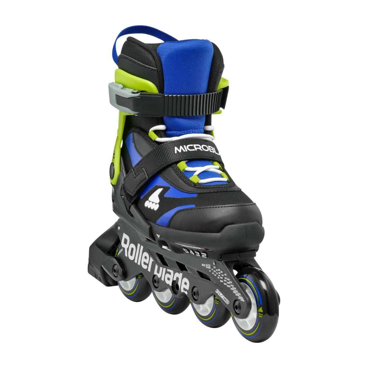 Rollerblade Microblade Skates Junior BK/GRN/BLU 2026