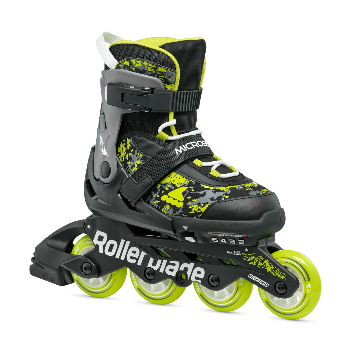 Rollerblade Microblade SL Skates Junior Bk/Gy/Ye 2026