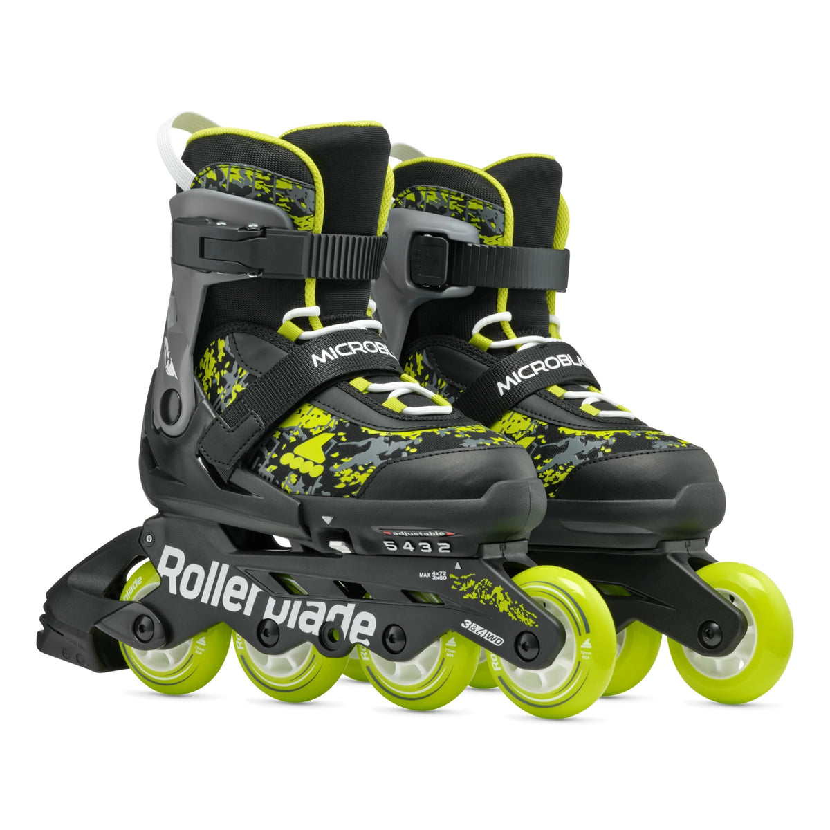 Rollerblade Microblade SL Skates Junior Bk/Gy/Ye 2026