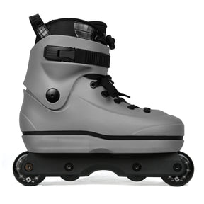 Stefan Brandow Omni V3. This is Stefan’s first pro skate, and the response has been incredible. His promo video is our most viewed on our YouTube channel, and the announcement post is sitting at 880 shares on Instagram

The Stefan Brandow Omni V3 is a Grey boot with Grey soul plates and black highlights. The liner offers a bit more ankle padding than the previous liners, and features crocodile skin texture highlights
Black Complete Model 
- Black Standard Antirocker frame
- Black 60mm 90A wheels
