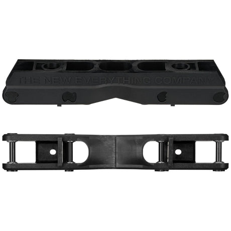 The TNEC frame is designed to be PLAYFUL. The 58mm flat setup will keep things nimble on the ground, while the V shaped groove makes for worry free fun on rails and ledges, even the "TNEC" font bolts are adding to the vibe.
Includes: Frames and Axles
Frame Features
    V shaped groove keeps you locked on rails and protect from wheelbite
    Custom "TNEC" 8mm axels 
    Low ride height
    Thick frames walls 
    Fast sliding, low-friction glass filled nylon material
    60mm max wheel size (58mm recommend) 