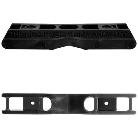 The TNEC frame is designed to be PLAYFUL. The 58mm flat setup will keep things nimble on the ground, while the V shaped groove makes for worry free fun on rails and ledges, even the "TNEC" font bolts are adding to the vibe.
Includes: Frames and Axles
Frame Features
    V shaped groove keeps you locked on rails and protect from wheelbite
    Custom "TNEC" 8mm axels 
    Low ride height
    Thick frames walls 
    Fast sliding, low-friction glass filled nylon material
    60mm max wheel size (58mm recommended