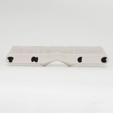 The TNEC frame is designed to be PLAYFUL. The 58mm flat setup will keep things nimble on the ground, while the V shaped groove makes for worry free fun on rails and ledges, even the "TNEC" font bolts are adding to the vibe.
Includes: Frames and Axles
Frame Features
    V shaped groove keeps you locked on rails and protect from wheelbite
    Custom "TNEC" 8mm axels 
    Low ride height
    Thick frames walls 
    Fast sliding, low-friction glass filled nylon material
    60mm max wheel size (58mm recommend) 
