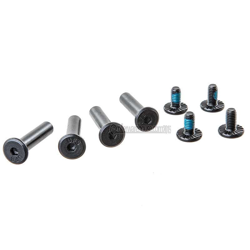 8x/set aluminium alloy inline roller skate axles screws bolts for skate shoesRDO